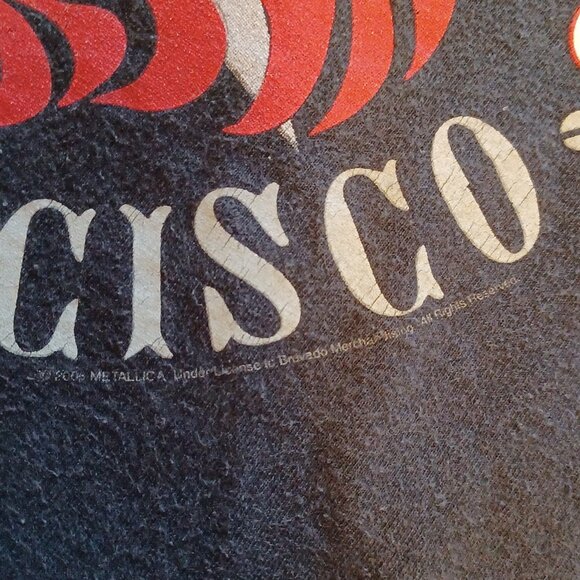 2005 Hanes Heavyweight Metallica Motor Club San Francisco Black T-Shirt Adult L - Picture 4 of 9